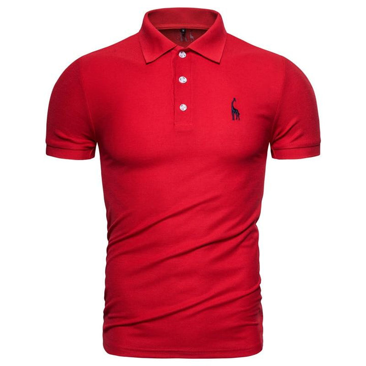 Dopasowana koszulka męska polo w stylu casual