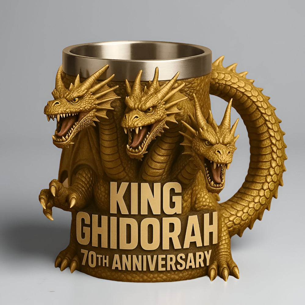 Groźny, ale uroczy kubek ceramiczny 3D potwór. Rzeźbiony, unikalny design na Twoje ulubione napoje.