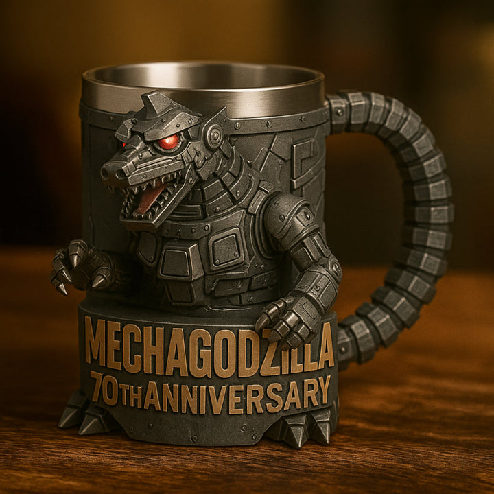 Rzeźbiony kubek ceramiczny 3D potwór. Unikalny design, idealny do kawy i innych oryginalnych napojów.