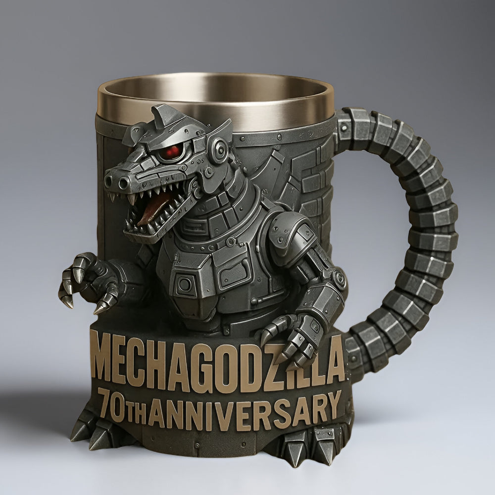 Teksturowany kubek 3D potwór, ceramiczny. Rzeźbiony, idealny do kawy. Oryginalny i zabawny prezent.