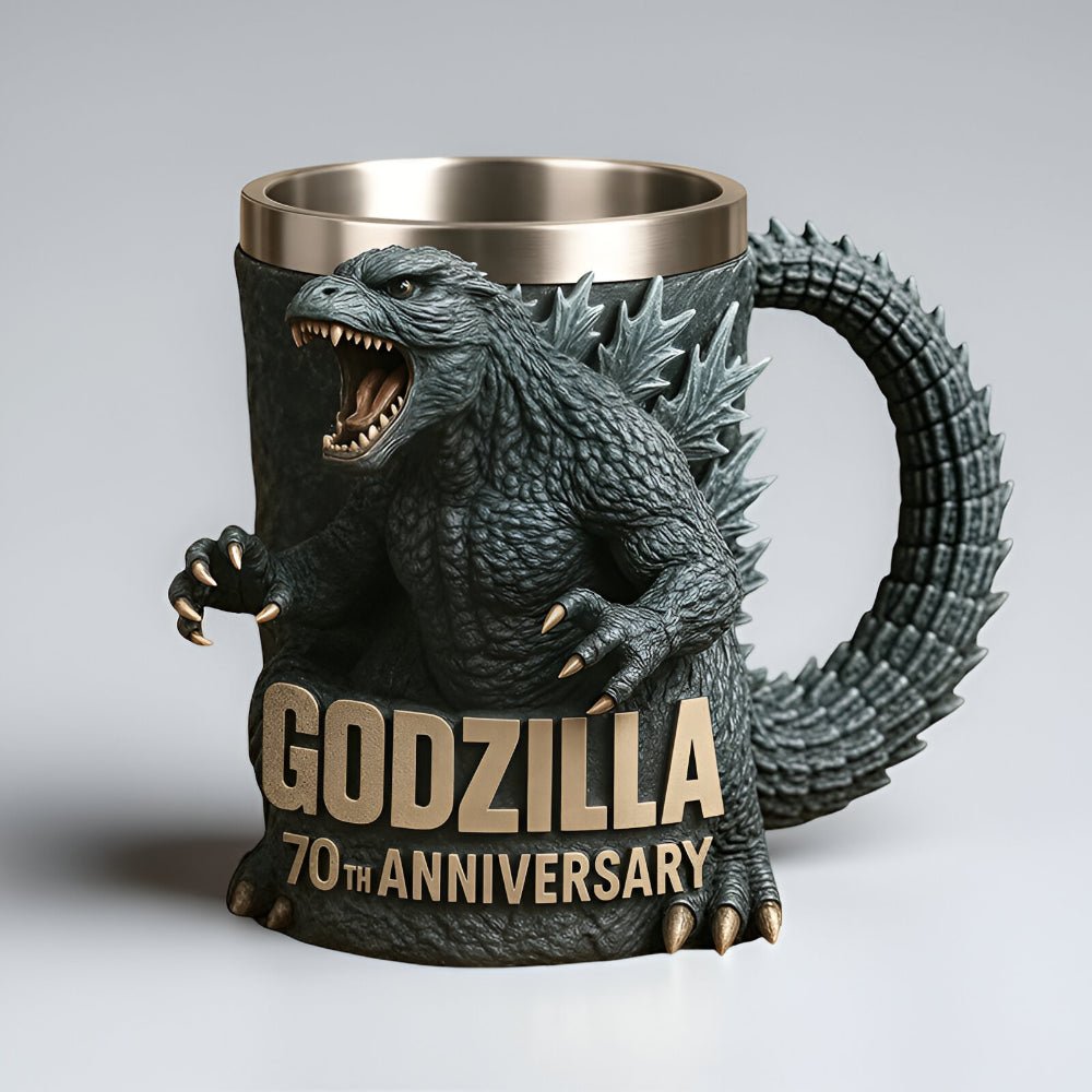 Śmieszny kubek ceramiczny 3D potwór. Idealny na kawę, herbatę i inne napoje. Doskonały prezent.