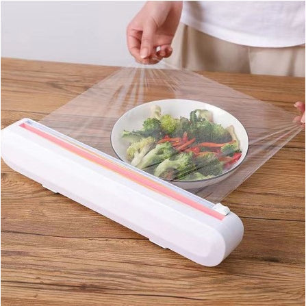Precyzyjny dyspenser folii kuchennej, idealny do cięcia folii spożywczej i aluminiowej do 35 cm.