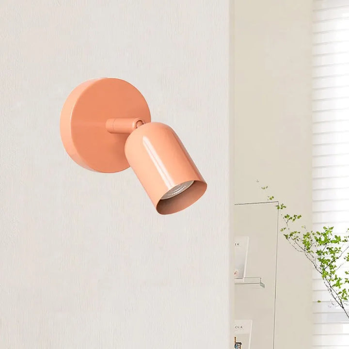 Stylowa lampa ścienna LED Macaron. Nastrojowe, energooszczędne oświetlenie w minimalistycznym stylu do domu.