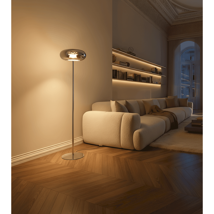 Lampa podłogowa LED z pilotem. Nowoczesne oświetlenie stojące, idealne do salonu, sypialni, domowego biura.