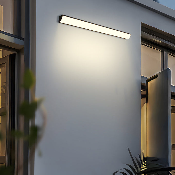Designerski kinkiet zewnętrzny LED na taras i balkon