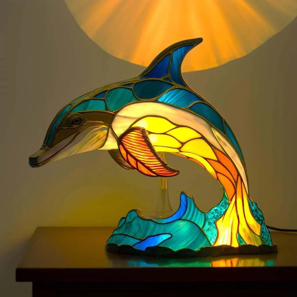 Czarna lampa stołowa, stylowa, z artystyczną formą, doskonała do designu wnętrz.