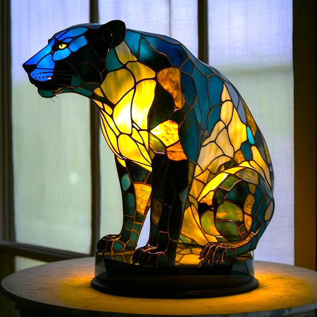 Stylowa lampa stołowa z czarnego metalu, oświetlenie dekoracyjne, wyprzedaż, piękny prezent.