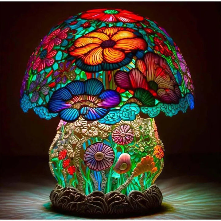 Nowoczesna lampa stołowa grzybek LED USB. Designerskie oświetlenie, które dodaje stylu każdemu wnętrzu.