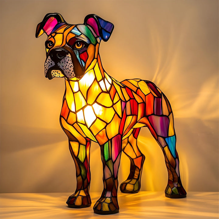 Lampa LED pies labrador, dekoracja, tworzy ciepły nastrój w domu, funkcjonalne oświetlenie.