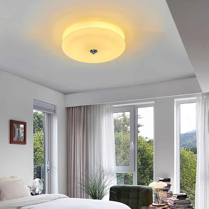 Art Déco lampa sufitowa LED, złota, z zimną bielą. Nowoczesny żyrandol do wnętrz.