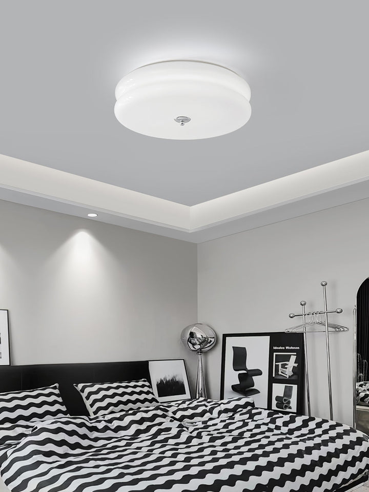 Żyrandol Art Déco LED, do salonu, z ciepłym światłem. Stylowa lampa sufitowa vintage.