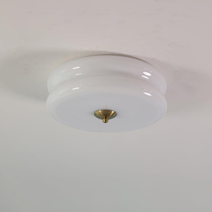Vintage lampa sufitowa LED, stylowa, do salonu. Oświetlenie wnętrz w stylu retro.