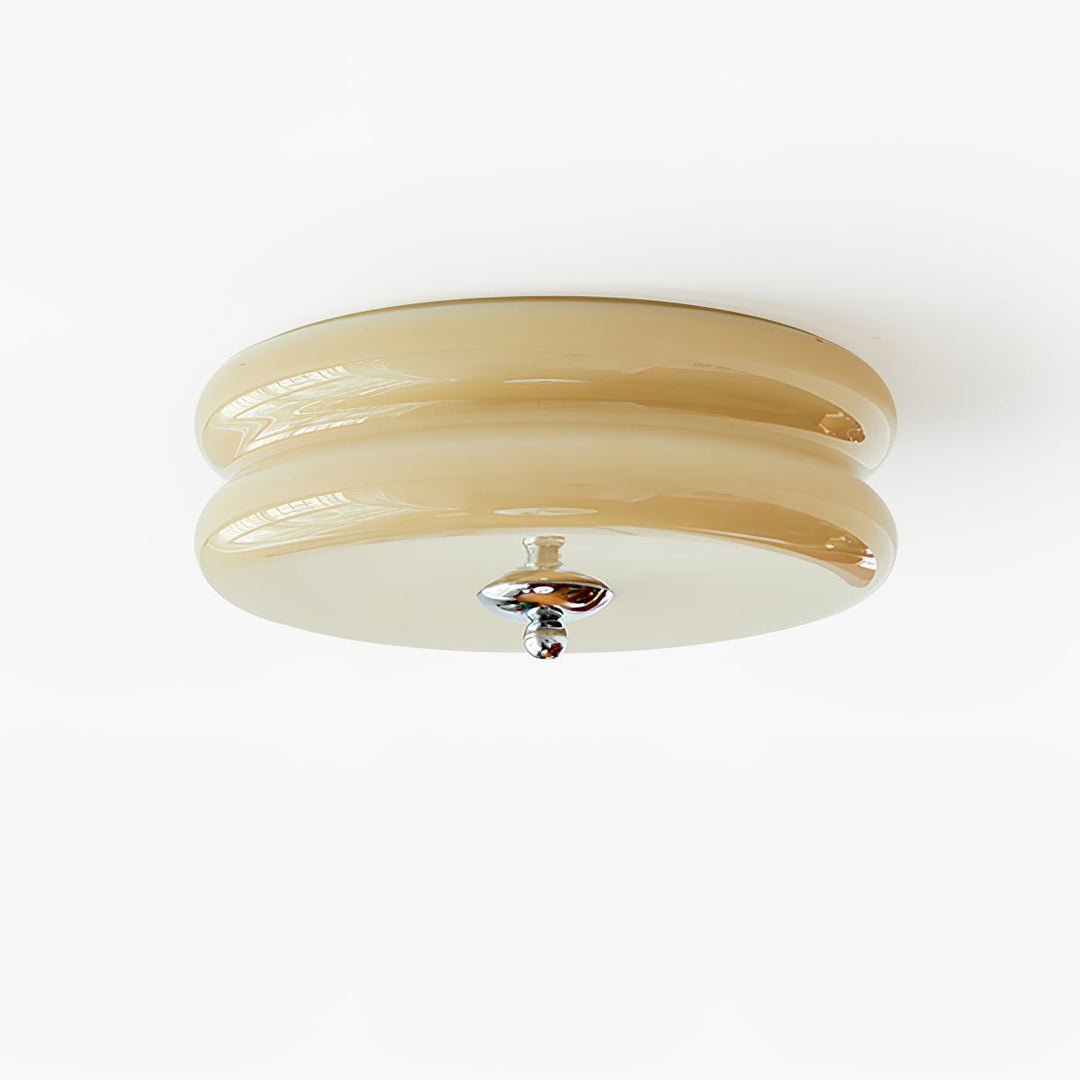 Złota lampa sufitowa LED retro, z zimną bielą. Nowoczesna lampa sufitowa Art Déco.