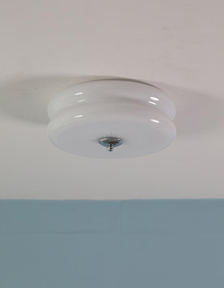 Art Déco lampa sufitowa LED, designerska, złota. Oświetlenie do jadalni z zimną bielą.