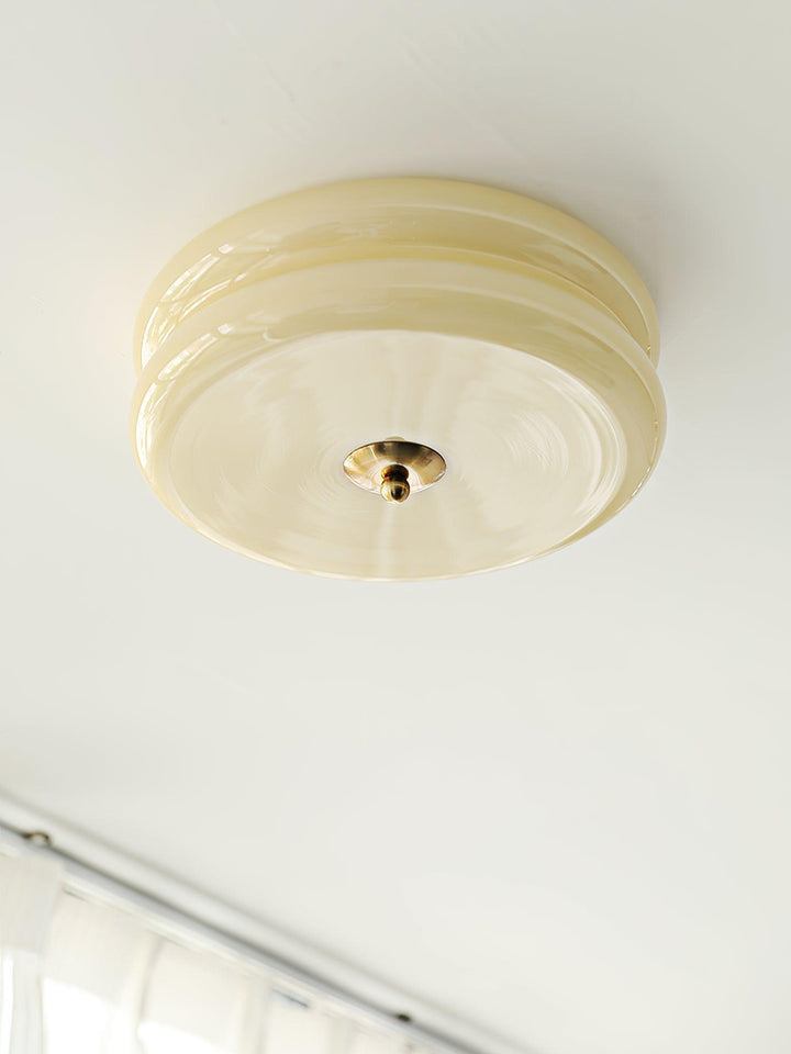 Lampa sufitowa LED vintage, designerska, do wnętrz. Żyrandol Art Déco z ciepłym światłem.