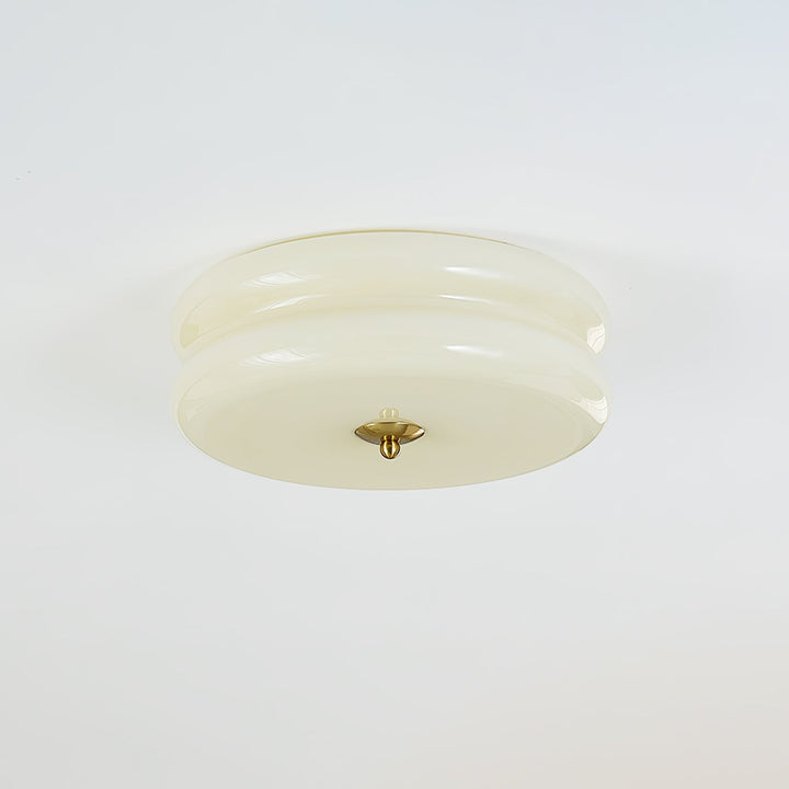 Stylowa lampa sufitowa LED retro, chromowana, do salonu. Lampa Art Déco z zimną bielą.