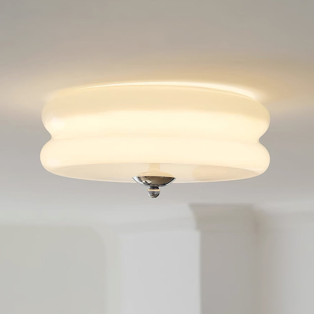 Lampa sufitowa Art Déco LED, elegancka i energooszczędna do jadalni. Designerskie oświetlenie.