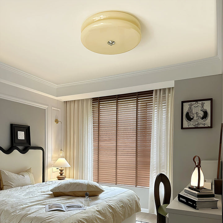 Lampa sufitowa LED Art Déco, designerska, z ciepłym światłem. Oświetlenie do salonu.