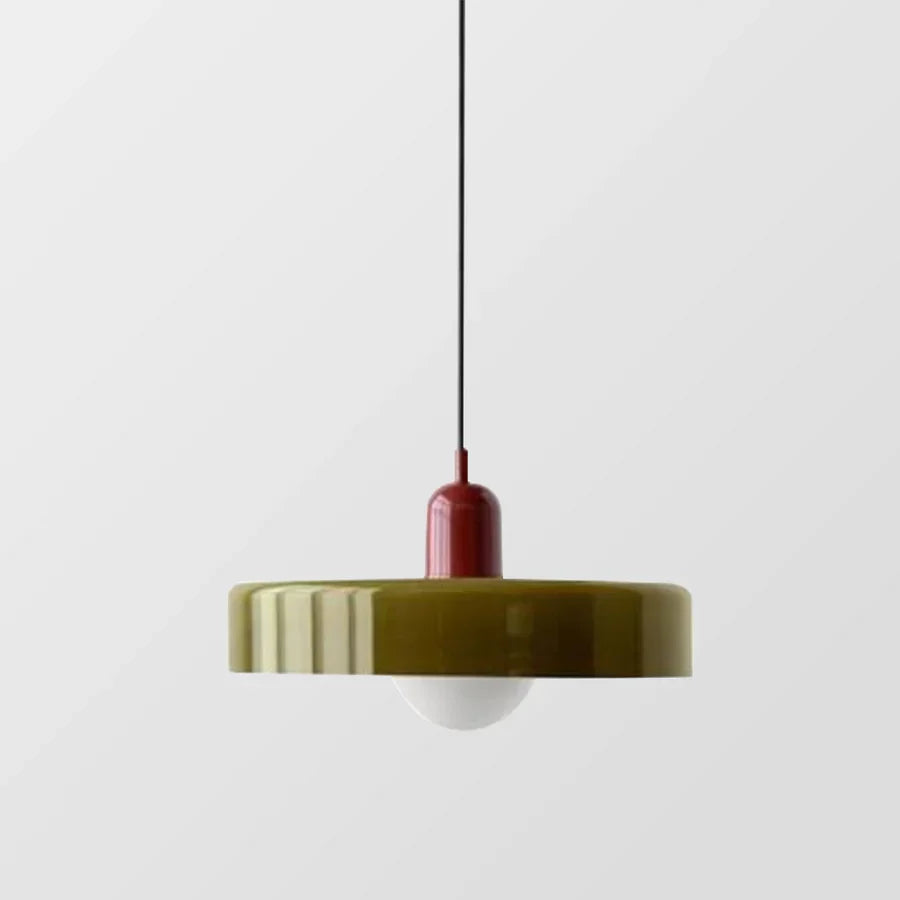Minimalistyczna lampa wisząca, do nowoczesnych wnętrz. Dekoracja.