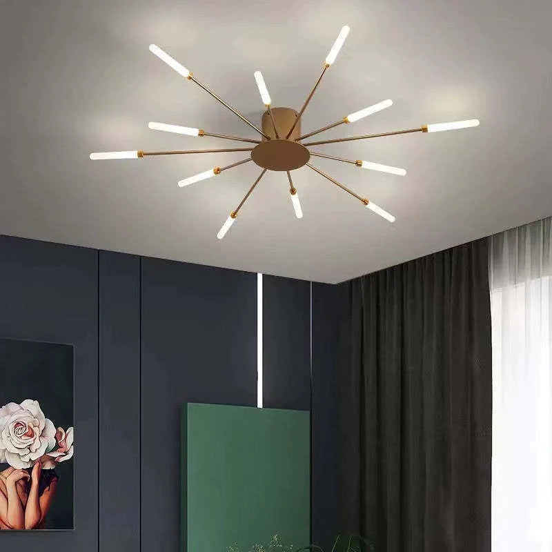 Przemysłowa lampa LED, metalowa. Nastrojowe, ściemnialne oświetlenie do salonu lub sypialni.