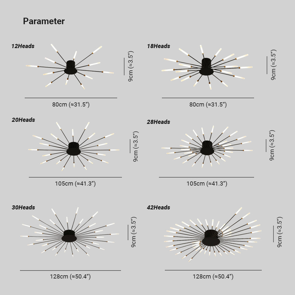 Nowoczesna lampa sufitowa LED, minimalistyczny design. Oświetlenie do salonu, sypialni, domu.