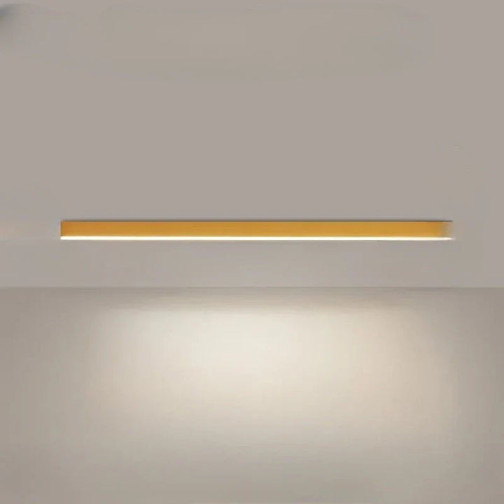 Lampa sufitowa LED, czarna listwa liniowa minimalistyczna, idealna do wnętrz nowoczesnych i loftowych.