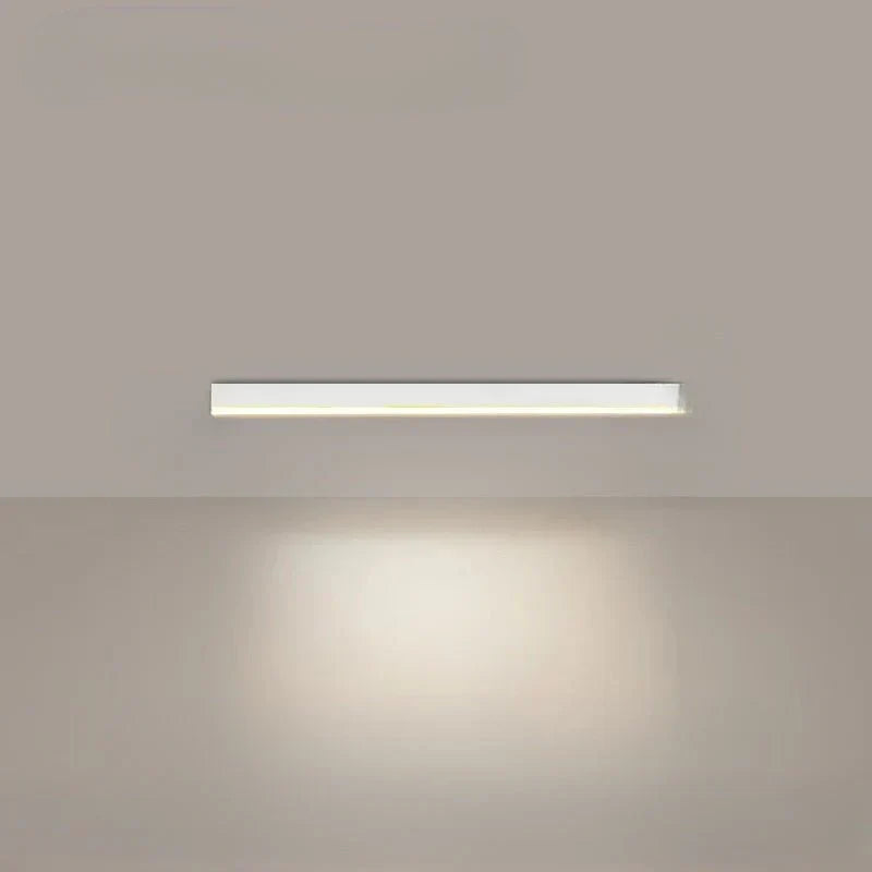 Lampa LED sufitowa liniowa, skandynawski styl, oświetlenie do jadalni, salonu lub nowoczesnej kuchni.