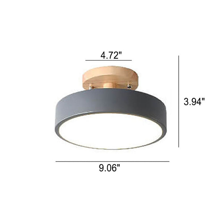 Lampa sufitowa LED do kuchni, styl skandynawski, efektywne i estetyczne oświetlenie.