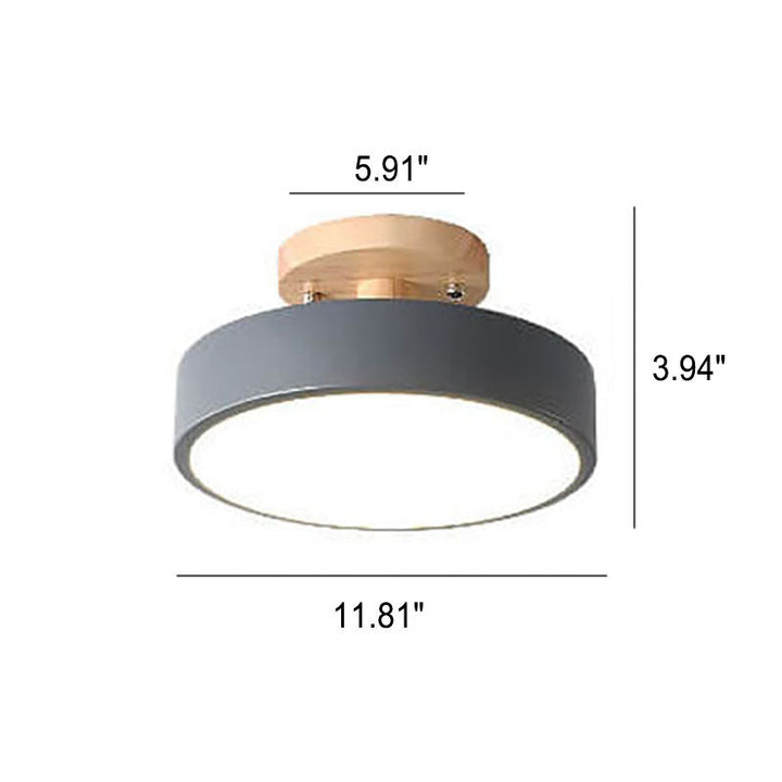 Lampa sufitowa LED, drewniana, skandynawska, energooszczędne i stylowe oświetlenie do wnętrz.