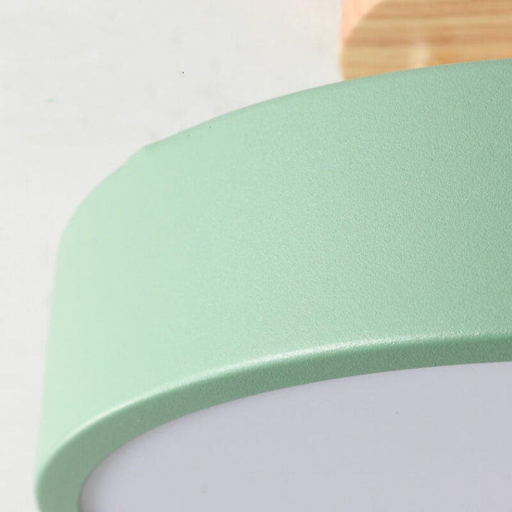 Lampa LED sufitowa, design skandynawski, idealna do minimalistycznego wystroju wnętrz.