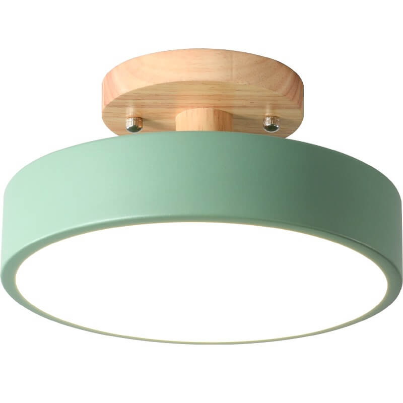 Elegancka lampa sufitowa LED, skandynawski minimalizm, funkcjonalne oświetlenie wnętrza.