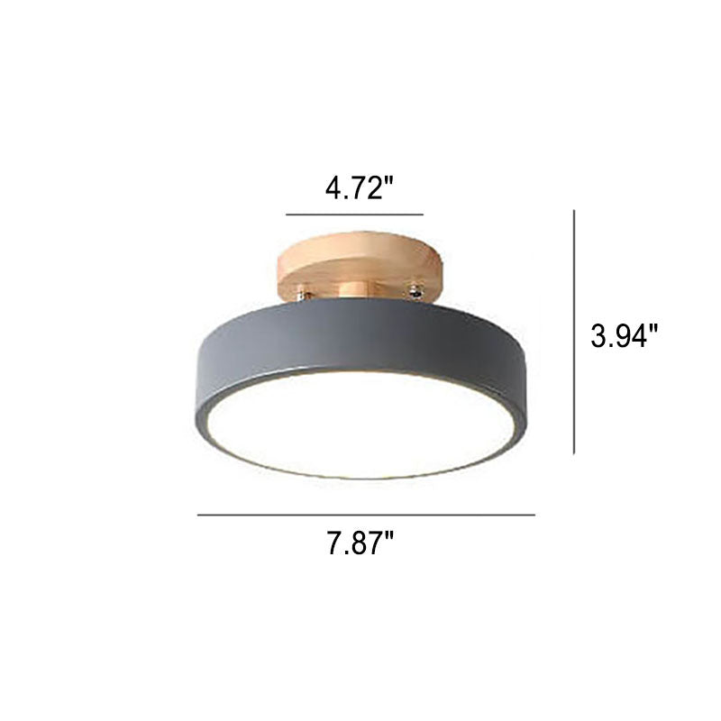 Minimalistyczna lampa sufitowa LED, design skandynawski, idealna do domowego oświetlenia.