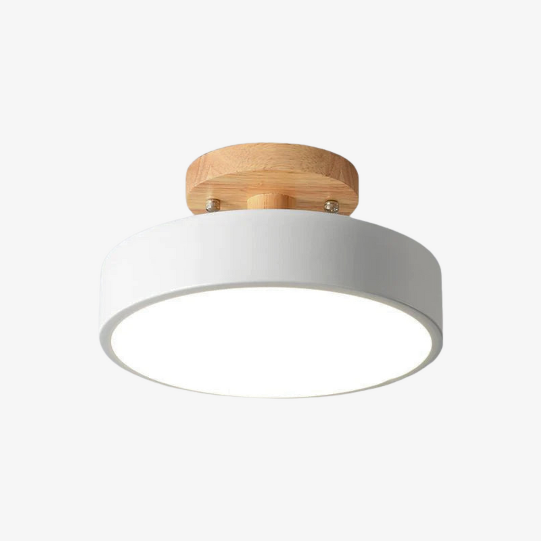 Lampa sufitowa LED skandynawska, nowoczesne oświetlenie do salonu.