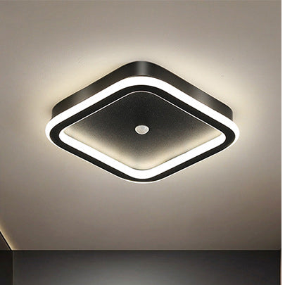 Lampa sufitowa LED z czujnikiem ruchu. Jasne światło do łazienki, przedpokoju i kuchni.
