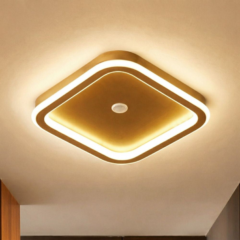 Lampa LED sufitowa z sensorem ruchu. Jasne światło, energooszczędna dla nowoczesnego domu.