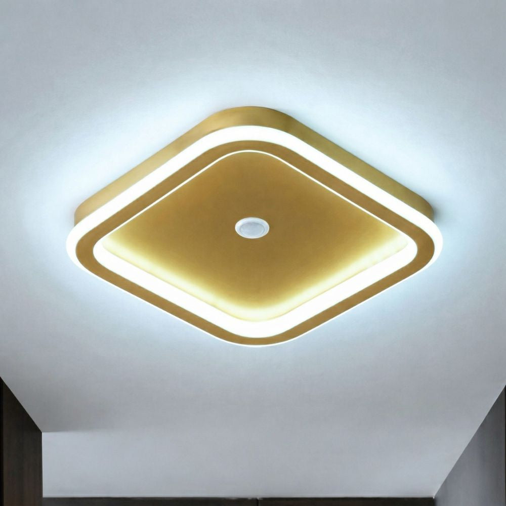 Wielofunkcyjna lampa sufitowa LED z czujnikiem ruchu. Idealna do wnętrz domowych i biurowych.