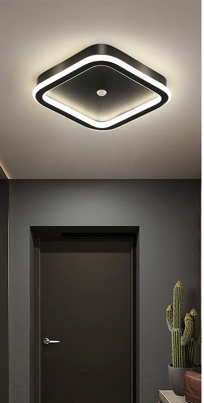 Wygodna lampa sufitowa LED z czujnikiem ruchu. Oświetlenie inteligentne włącza się automatycznie.