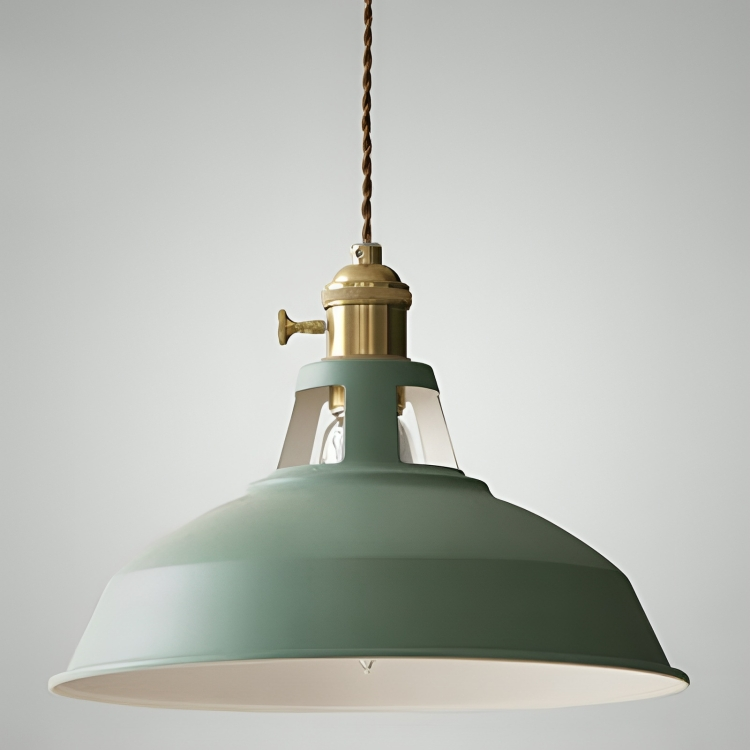 Wisząca lampa retro-industrialna, czarna, metalowa. Idealna do nowoczesnych loftów. Vintage styl.