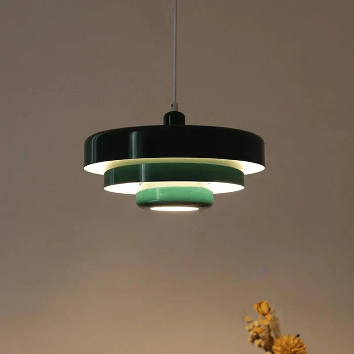 Lampa wisząca LED vintage do kuchni i jadalni. Metalowa, designerska, retro oświetlenie.