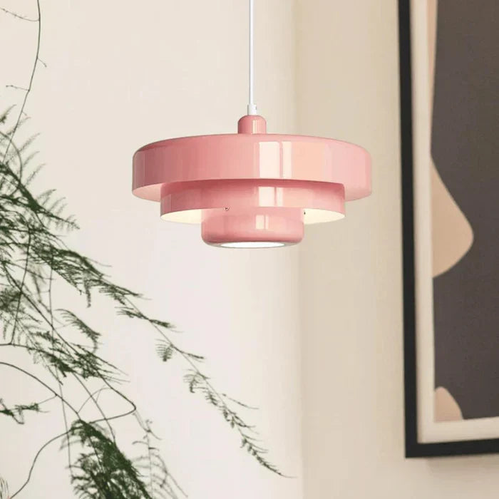 Lampa wisząca LED do kuchni, styl vintage. Metalowa, czarna, oświetlenie jadalni.