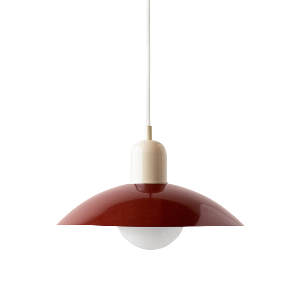 Skandynawska lampa wisząca Macaron, pastelowa. Designerskie oświetlenie do jadalni.