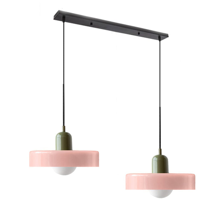 Designerska lampa do jadalni, z podwójnym światłem, nowoczesna.