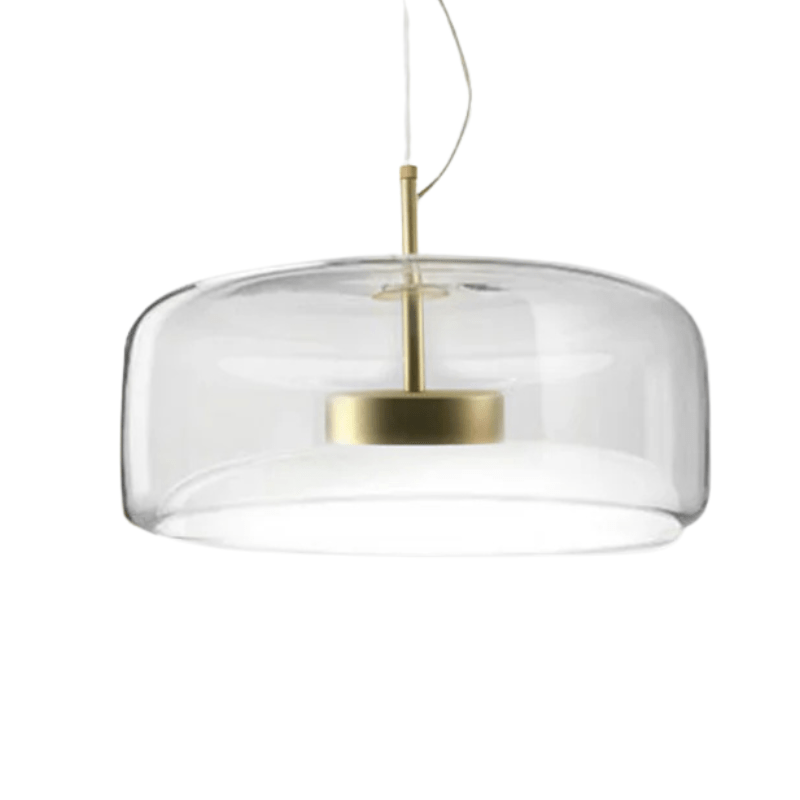Przytulna lampa wisząca retro z bursztynowym szkłem, oświetlenie vintage. Elegancka dekoracja do salonu.