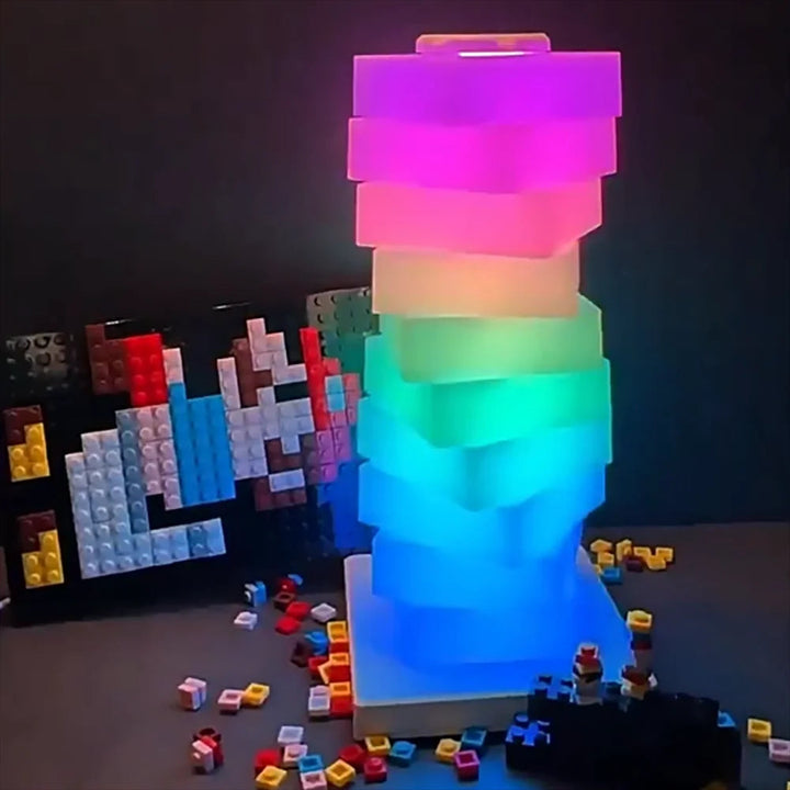 Lampka nocna LED RGB dotykowa z 16 kolorami. Idealna do sypialni i salonu, tworzy nastrojowe oświetlenie.