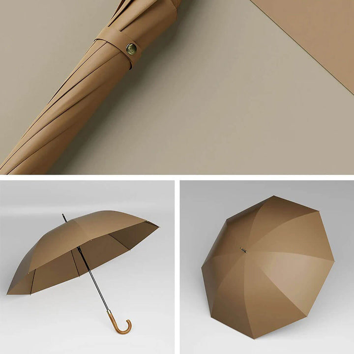 Duży parasol męski widoczny od góry ukazujący średnicę 120 cm