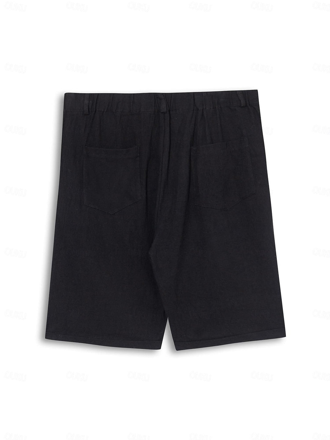 Stylowe męskie spodenki casual w neutralnym kolorze