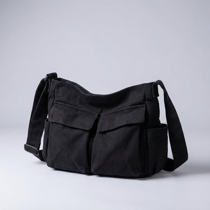 Organizer Packlite unisex, lekka torba z płótna z licznymi przegródkami, do podróży i na co dzień.