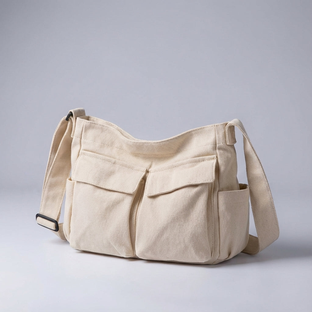 Unisex listonoszka Packlite, lekka i pojemna torba podróżna z wieloma praktycznymi kieszeniami.