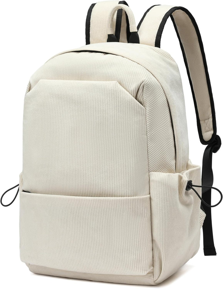 Frontowy widok lekkiego plecaka na laptopa 15,6", wodoodporny. Stylowy design.