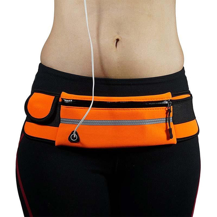Lekki wodoodporny pas biodrowy uniseks na telefon. Idealny do biegania, fitnessu i sportu.
